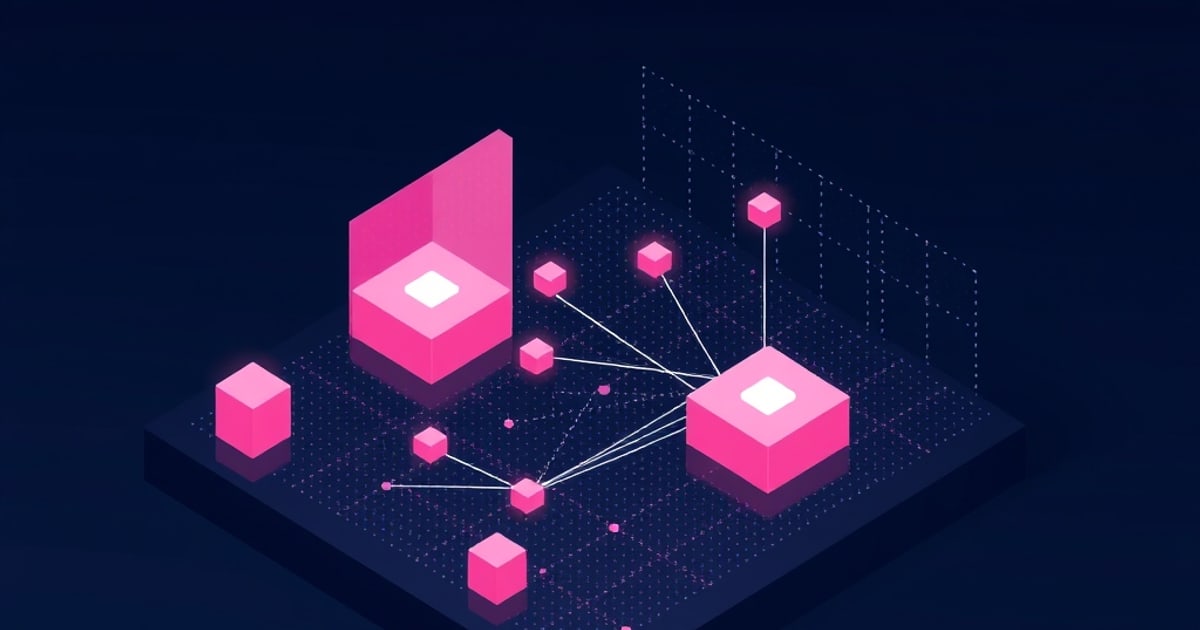Isometric diagram showing attacker querying an API to reconstruct model decision boundaries.